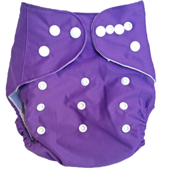 Modern Cloth Nappy Purple