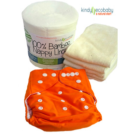 Cloth Nappy, Liners & Inserts, Orange